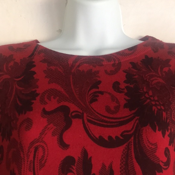 Merino wool red pullover sweater Talbots XS - Picture 1 of 7